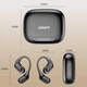 Бездротові навушники Open-Ear QXUFV QX68 з Bluetooth 5.4 та глибоким басом - зображення 3