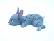 Гибкая 3D игрушка Кролик 8 см антистресс - изображение 2