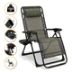Кресло-шезлонг для релакса LEOBRO Zero Gravity Premium Plaid (LB-ZGC-G2-PLD) - зображення 1