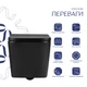 Унитаз подвесной Qtap Crow Ultra Quiet 485×340×290 мм, Matt Black, с сиденьем Slim Duroplast/ Soft-close/ Quick Release QT05335171MB - изображение 3