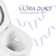 Унитаз подвесной Qtap Taurus безободковый с сиденьем Soft-close QTTAU26W45428 - изображение 5
