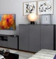 Комод в гостиную Doros Рон 6 120х38х100 см Графит (DRS-011303) - изображение 6