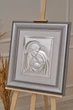 Ікона срібна Свята Родина (444071 DM 8330 GY) 53,5x60 см - зображення 5