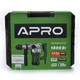 Бочковой перфоратор APRO SDS+ 5,5 Дж, 1500 Вт, 1500H, кейс - изображение 6