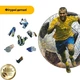 Дерев'яний фігурний пазл Зінедін Зідан, А1, Картонна коробка 500+ елементів - изображение 3