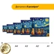Дерев'яний фігурний пазл Коти Ван Гога, А1, Картонна коробка 500+ елементів - изображение 2