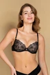 Бюстгальтер push-up Obrana 80B Чорний-01 (114546) - зображення 4
