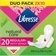 Гігієнічні прокладки Libresse Natural Care Normal 20 шт. (7322540137613) - зображення 1