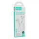 Дротові навушники 3.5mm Hoco M93 Stereo вакуумні з мікрофоном 1.2m White - зображення 2