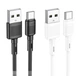 Кабель USB Hoco X83 USB to Type-C charging data cable, 1m, PVC material, current up to 3A Белый - изображение 2