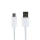 Кабель USB Hoco X88 Gratified Type C 3A Білий - зображення 1