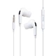 Дротові навушники 3.5mm Hoco M1 Pro вакуумні з мікрофоном 1.2m White - изображение 1