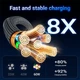 Кабель ACEFAST USB-A to USB-C fantasy color series braided Charging data cable C21-04 |1.2m, 3A| - изображение 15