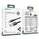 Кабель ACEFAST USB-A to USB-C алюмінієвий alloy charging data cable C22-04 |1.2m, 3A| Black - зображення 7