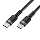 Кабель ACEFAST USB-C to USB-C алюмінієвий alloy charging data cable C22-03 |1.2m, 60W/3A| Black - зображення 2