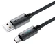 Кабель ACEFAST USB-A to USB-C |1.2m, 3A| Black - зображення 3
