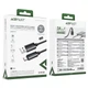 Кабель ACEFAST USB-A to USB-C |1.2m, 3A| Black - зображення 15