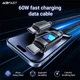 Кабель ACEFAST USB-C to USB-C fantasy color series braided Charging data cable C21-03 |1.2m, 60W/3A| Black - зображення 15