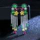 Серьги с цирконами ( 6520) - изображение 1