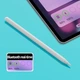 Стилус XO ST-05 для iPad 2-Gen белый 3,7 Вт 90 mAh магнитное крепление беспроводная зарядка - изображение 6
