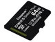 Карта пам'яті microSDXC Kingston Canvas Select Plus 64GB UHS-I A1 чорний для фото та відео - зображення 3