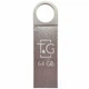 USB флешка 64Гб Metal 026 алюминиевый корпус для хранения и переноса данных стальной цвет - изображение 1