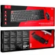 Комплект клавиатура и мышь Hoco DI50 USB черный 104 клавиши мембранные ABS пластик для работы и учебы - изображение 2