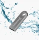 USB флешка 16Гб Wibrand Irbis срібло корпус метал та пластик для зберігання даних - зображення 4