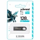 USB флешка 128Гб 3.2 Wibrand Eagle серый металл для хранения и переноса данных - изображение 2