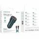 Автомобільний зарядний пристрій 18Вт QC3.0 USB Micro Borofone BZ19A Wisdom сапфірово-синій ABS полікарбонат - зображення 2