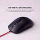 Игровая USB мышь Fantech VX9 Kanata 6 кнопок LED подсветка 400-3600DPI черный пластик - изображение 3