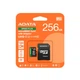 Карта пам'яті microSDXC (UHS-1 U3) A-DATA SPEED PLUS 256Gb Class 10 V30 A2 (R-180Mb/s W160Mb/s) (adapter SD) (UD256GUI3V30A2SP-RA1) - изображение 2