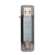USB флешка 16 Гб Type C USB 2.0 серебро ABS пластик для хранения и переноса данных модель T&G 009 - изображение 5