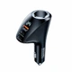 Авто зарядное устройство 88.5Вт 3USB Type-C черный Remax RCC339 с LED дисплеем для быстрой зарядки - изображение 1