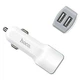 Авто зарядний пристрій Hoco Z23 2USB 2 4A 12-24V Lightning білий з кабелем 1м - зображення 6