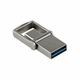 USB OTG флешка 32GB Type C 3.0 металевий корпус TG104 сталевий для передачі даних - зображення 1