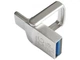 Флешка USB OTG Type C 32GB металева для зберігання даних модель T&G 2&1 колір сталевий - зображення 6