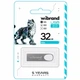 USB флешка 32 Гб металл серебро для хранения данных Wibrand Irbis - изображение 2