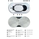 Робот для миття вікон без бака для води Inspire IQ cleaner HCR-01 Білий D13-2025 - изображение 7