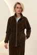 Парка із легкого вельвету Розмір XL-XXL (50-52) Коричневий - зображення 6