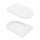 Унитаз напольный Qtap Arvin Ultra Quiet 630×350×795 мм с сиденьем Soft-close, White QTARV27W49259 - изображение 8