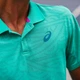 Чоловіче поло Asics MATCH JACQUARD POLO SS TOP Зелений L (2041A387-300 L) - изображение 5
