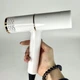 Профессиональный фен для укладки с ионизацией DRY HAIR EFFICIENTLY, универсальный фен для волос с 3 режимами работы и защитой от перегрева, компактный и мощный фен для сушки и укладки, белый, DHE-026-White - изображение 4
