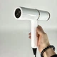 Профессиональный фен для укладки с ионизацией DRY HAIR EFFICIENTLY, универсальный фен для волос с 3 режимами работы и защитой от перегрева, компактный и мощный фен для сушки и укладки, белый, DHE-026-White - изображение 5