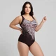 Купальник слитный Z.Five 56661124 коричневый 56 (4XL) грудь 4D-5E-6F бедра 121-125 см - изображение 2