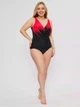 Купальник слитный Fuba 2581184 красный 54 (3XL) грудь 4D-5E бедра 116-120 см - изображение 4