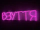 Неонова вивіска Взуття 500x115 Рожевий - зображення 2