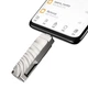 Флешка ЮСБ Borofone BUD3 Type C 32Gb USB Flash Drive 3.0 пам'ять 32 Гб Steel Модель: 25697 - зображення 3