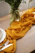Марлевый раннер на стол ручного окрашивания VTILENE, Mustard, 60 см, 3 м - изображение 3