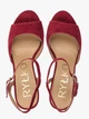 Босоніжки замшеві на підборах RYLKO 36 р. бордові 7NG86_R1 _2TK - изображение 2